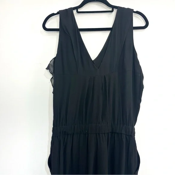 Iris & Ink Black Ruffle Jumpsuit - Picture 5 of 16